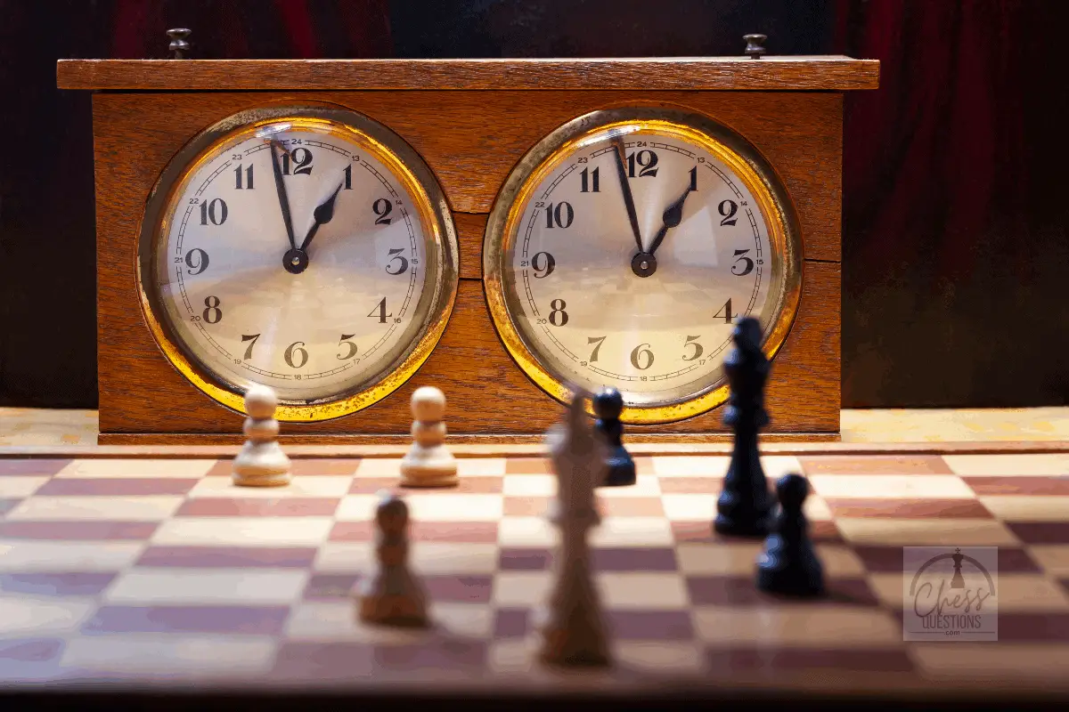 Analog Mechanical Chess Set Clock Timer Blk Yellow Blue Green Red Queens Gambit 