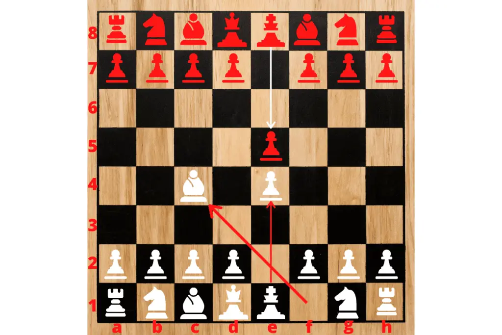 This image has an empty alt attribute; its file name is Pawn-e4-e5-Bc4-1024x683.png