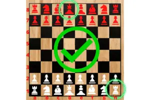 Correct starting positions for chess board