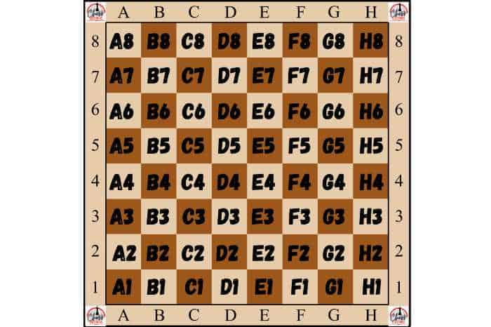 Chess Board Numbers & Letters (Orientation, Notation & Buying)