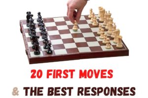 Featured image for the 20 possible first moves in chess, which also includes, the best responses for black and an opening chart with the balance of play after each move.