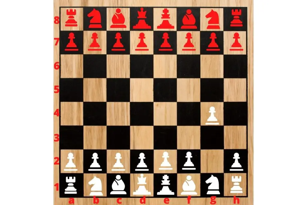 Considered the second worst opening you can make in chess when playing white, this is the first move in the Grob opening