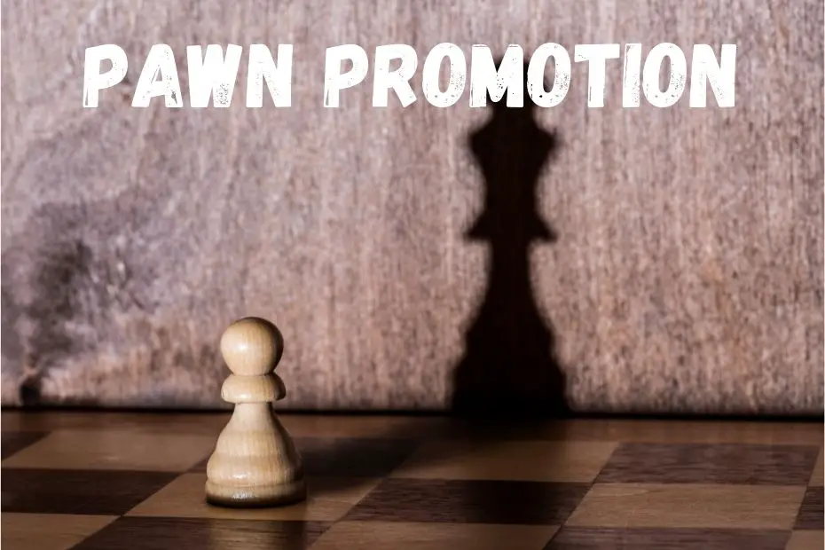 featured image showing a pawn growing in stature as it is promoted in a game of chess. Pawn promotion