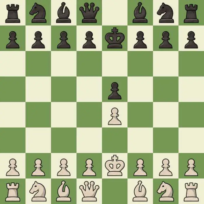 The double bongcloud opening, when black plays, 2...e7